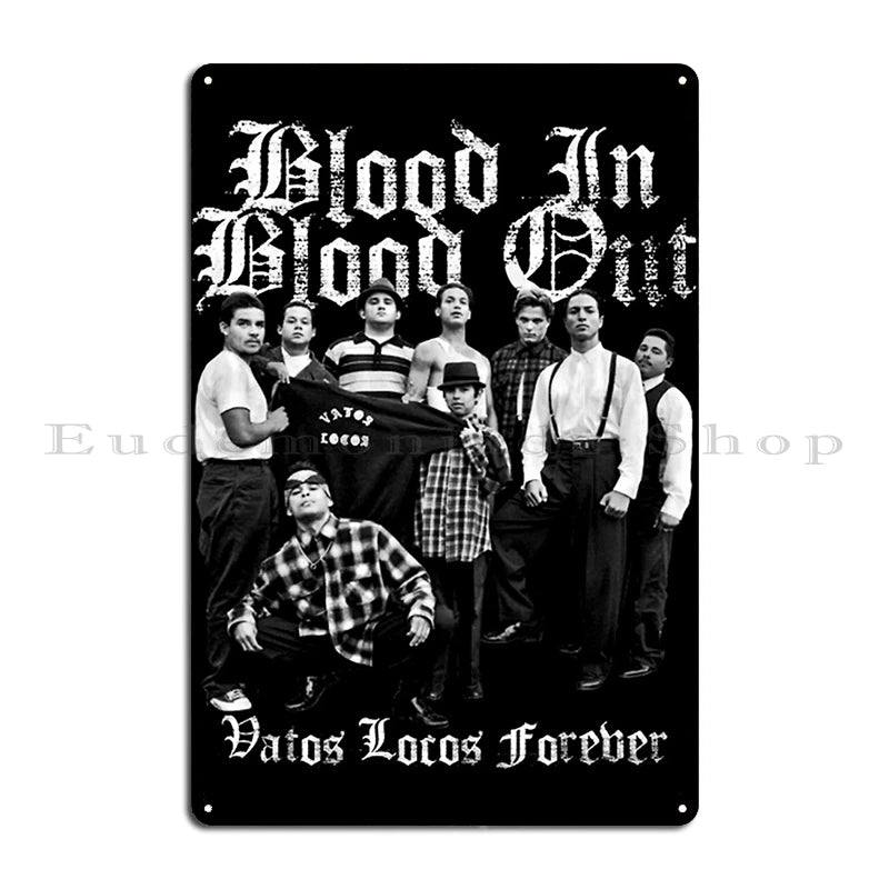Vatos Locos Metal Wall Sign – Street Culture Art Decor
