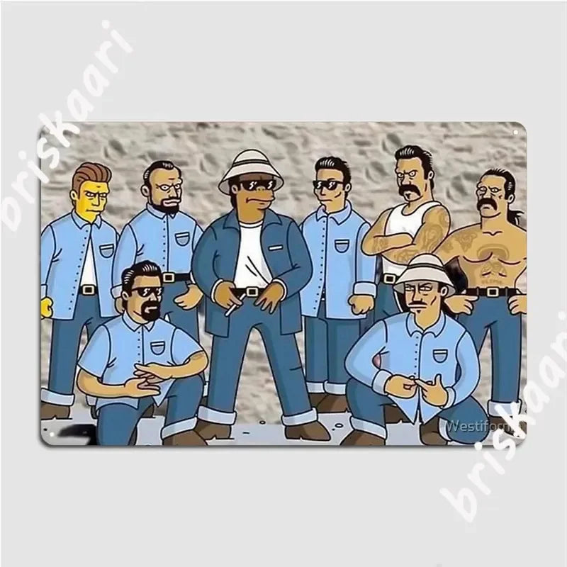 Vatos Locos Metal Wall Sign – Street Culture Art Decor