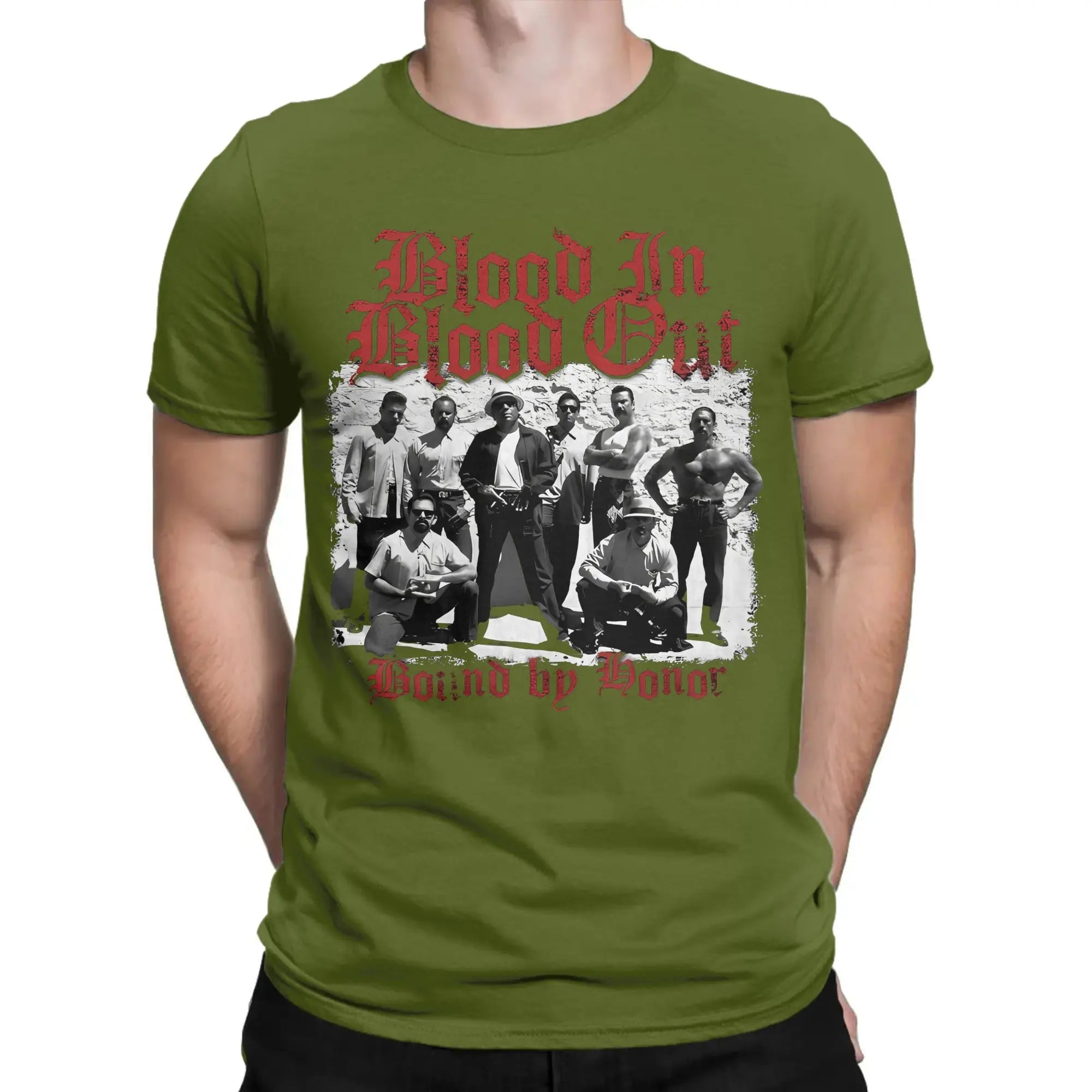 Blood In Blood Out T-Shirt – Chicano Street Legacy “Vatos Locos Forever"