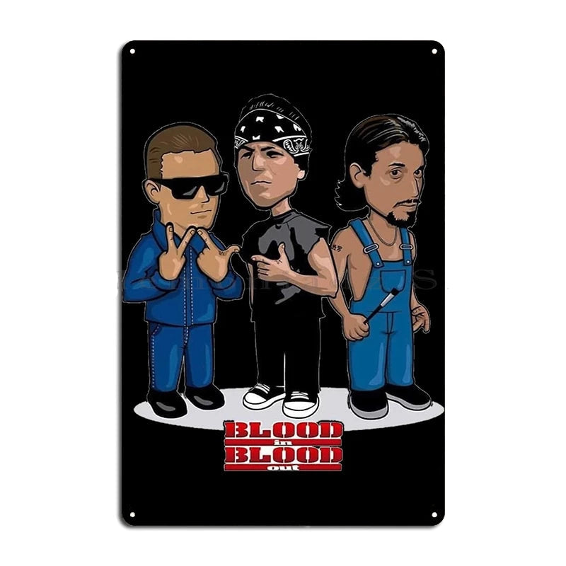 Vatos Locos Metal Wall Sign – Street Culture Art Decor