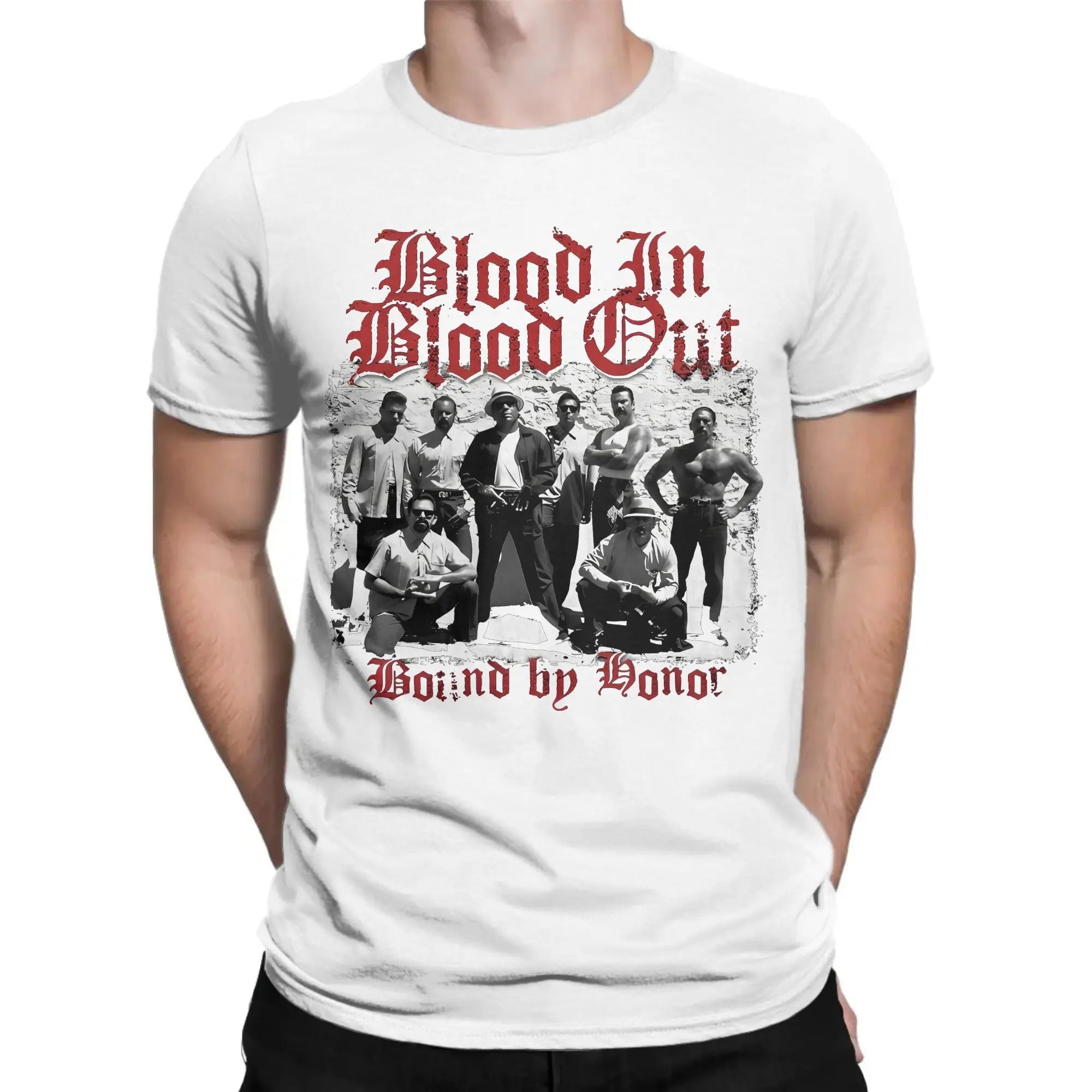 Blood In Blood Out T-Shirt – Chicano Street Legacy “Vatos Locos Forever"