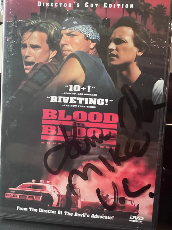 Original Blood in Blood Out DVD SIGNED BY MIKLO (Director's cut Edition)